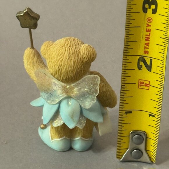 Vintage Cherished Teddies Figurine Enesco Anthropomorphic Birthstone March Fairy - Picture 2 of 3